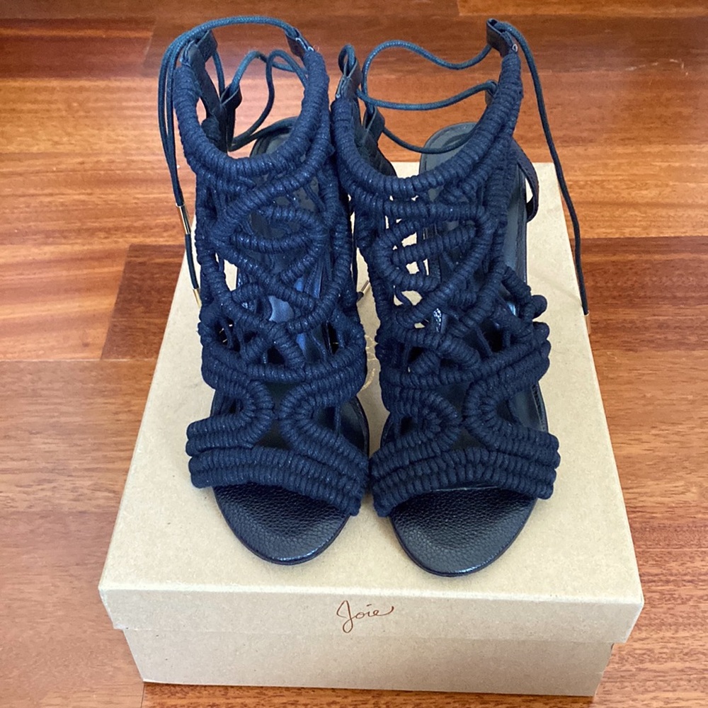 Joie “Aria” black bohemian heels- 🖤 size 6.5- EUC